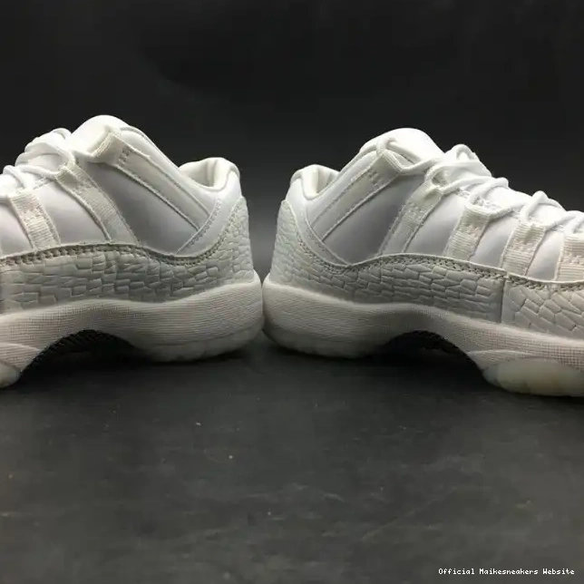Official Maikesneakers Low Heiress 11 897331-100 Air Jordan White Frost 0428